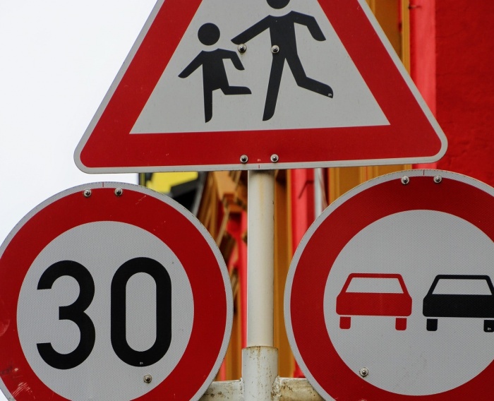 дорожные знаки в Германии