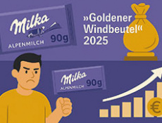 Шоколадка Milka получила антипремию за наглость