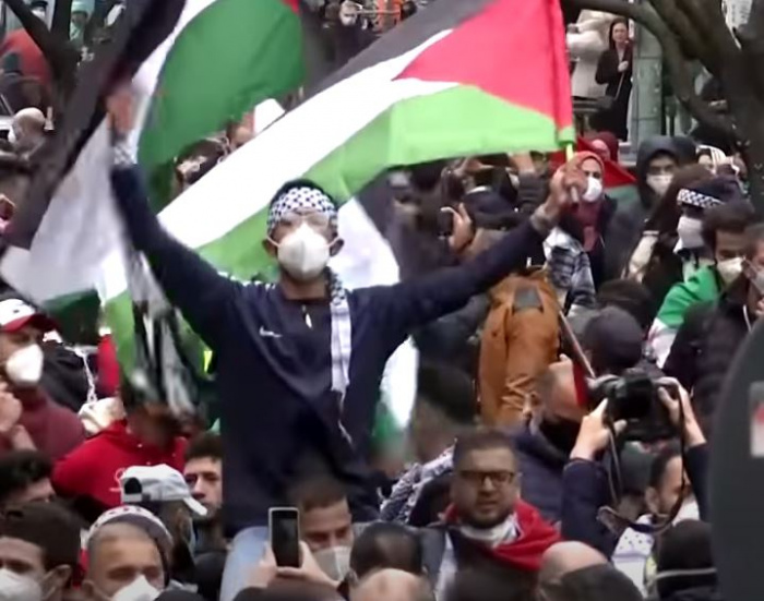 палестинская демонстрация