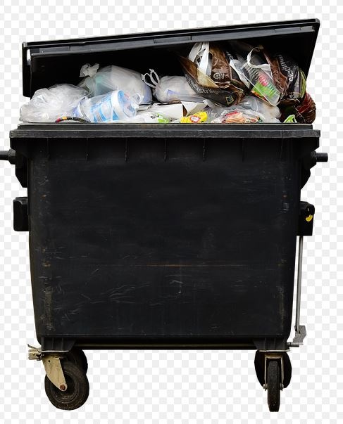 переполненный контейнер