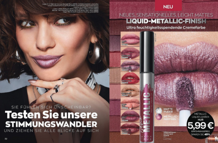 Senger Julia - AVON в Германии - заказать каталог 2020